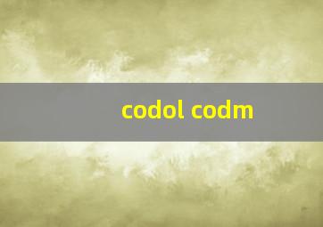 codol codm